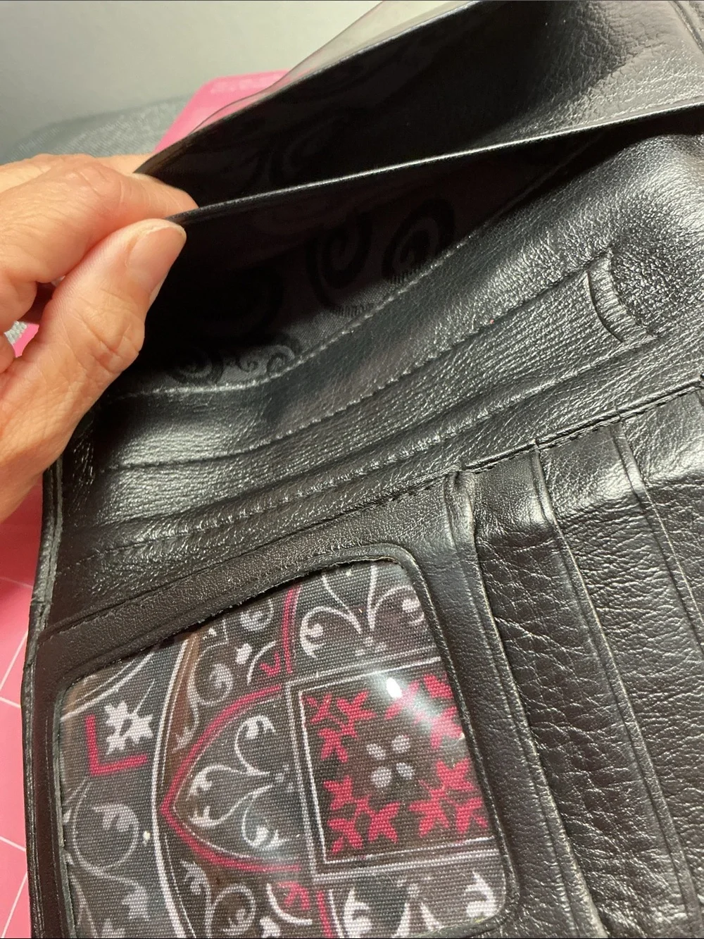 Brighton black leather wallet